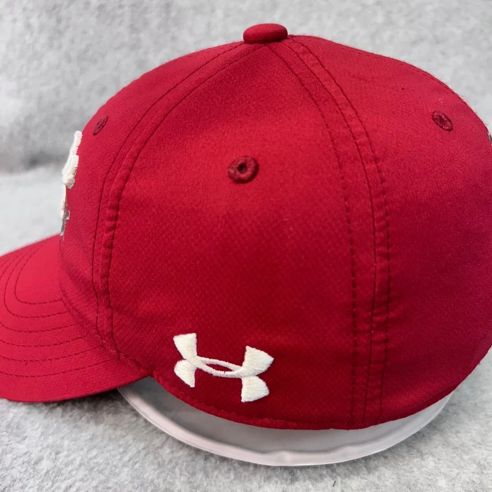 Paradise Valley Youth Red Under Armour Hat Junior Golf Adjustable OSFA